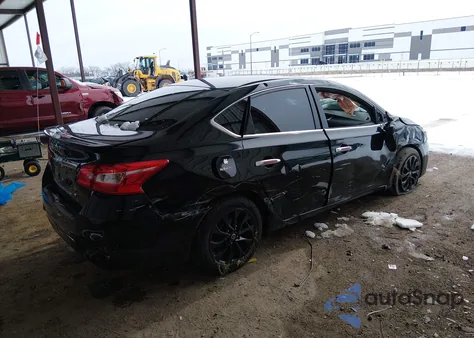 2018 Nissan Sentra S z USA, uszkodzony, nr VIN 3N1AB7AP8JY303895